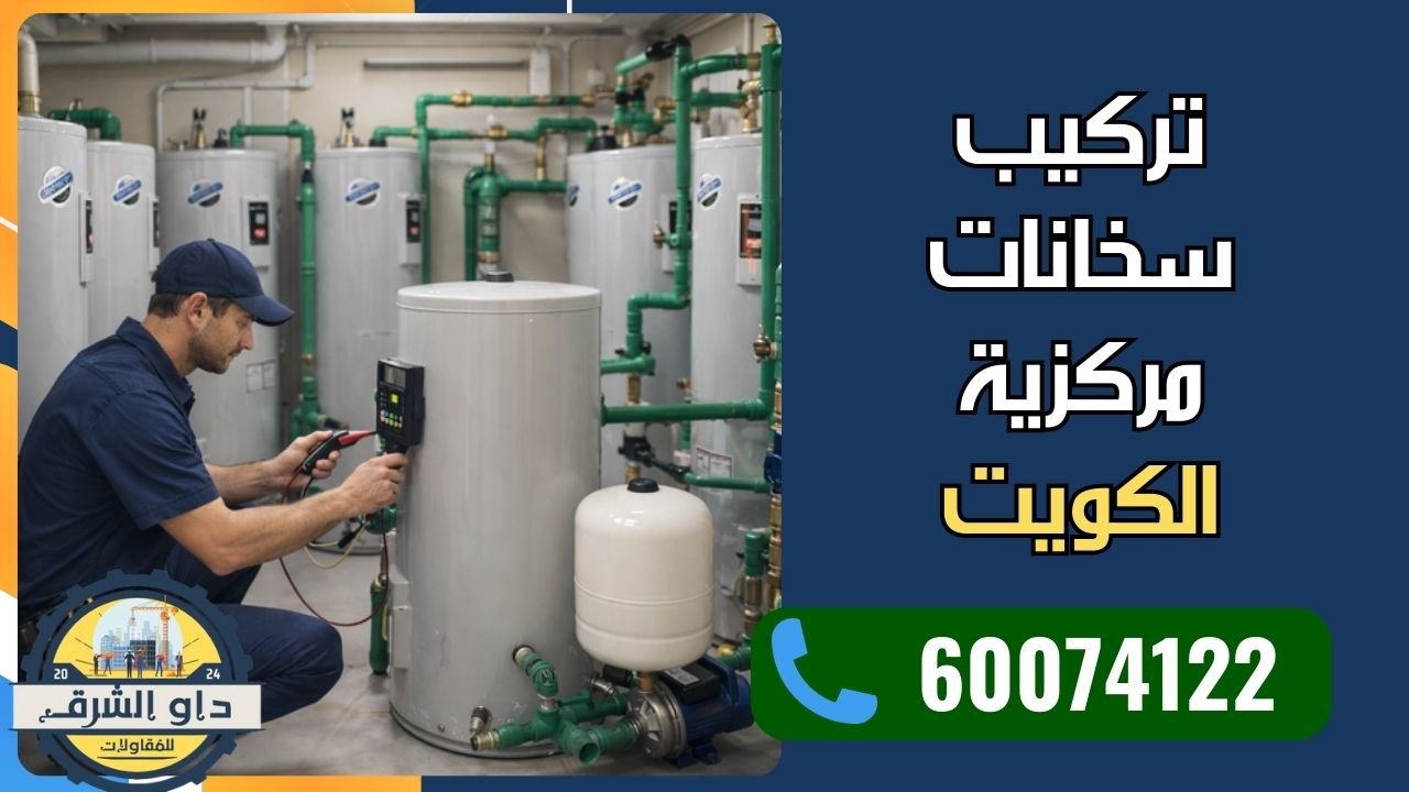 فني تركيب سخانات مركزية بالكويت يقوم بتركيب سخان مركزي باحتراف